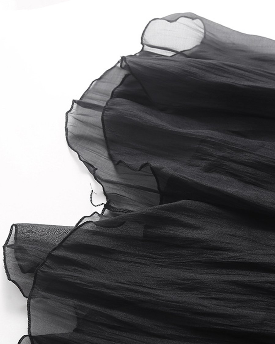 Irregular Hem Elegant Skirt